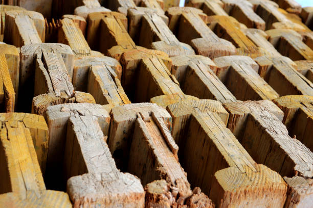istock Grunge planks butts texture. Wooden background. 1086450936