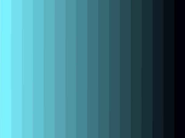 istock Abstract vector in the form of gradient stripes from blue to black 1086451148