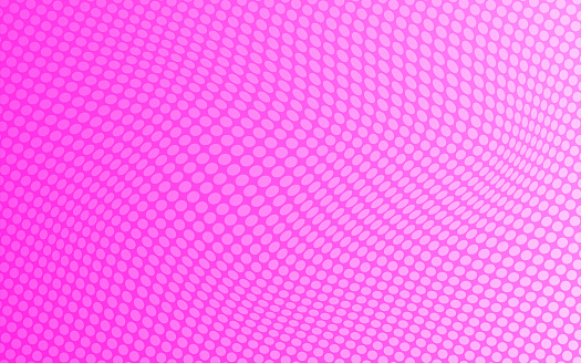 Vector Abstract Dotted Background With Pink Color And Wave Pattern