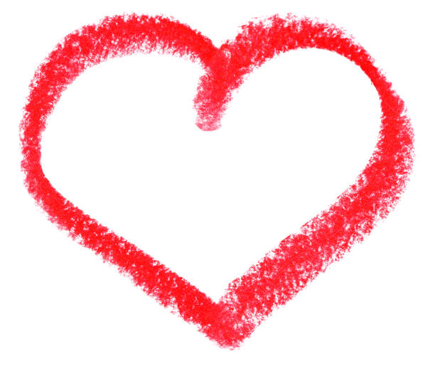 istock Lipstick heart isolated on a white background 1086527226