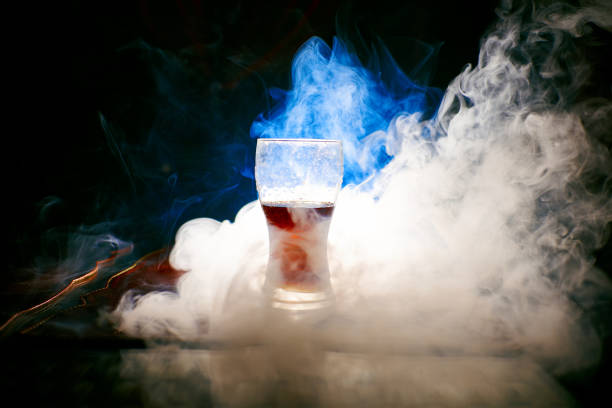 istock The smoke from the hookah, objects in the smoke 1086547040