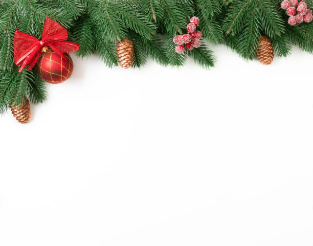 istock New year theme for the site spruce branches decoration snow 1086550840