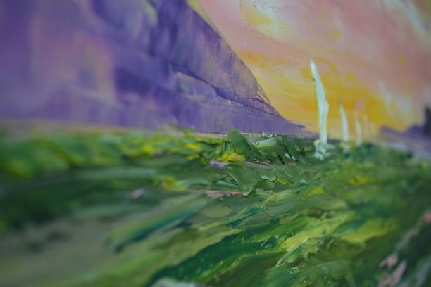 istock Sailboats on the green sea Abstract Art Background 1086554970