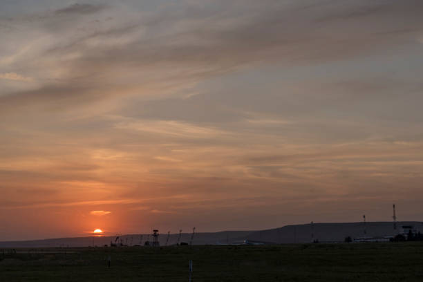 istock Sunset shot from the airport. 1086555102