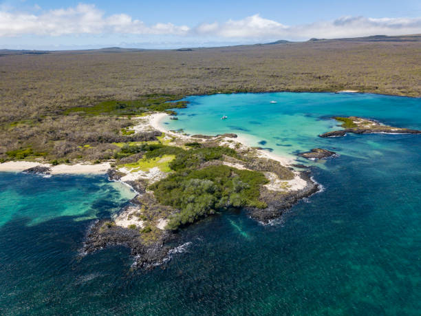 istock San Cristobal Island, Galapagos, seen from Cerro Brujo Beach 1086558250
