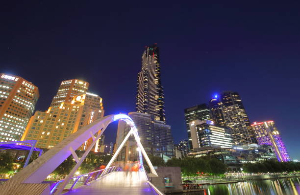 istock Night cityscape Melbourne Australia 1086560254