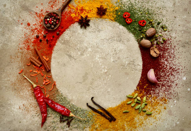 Assortment of natural spices