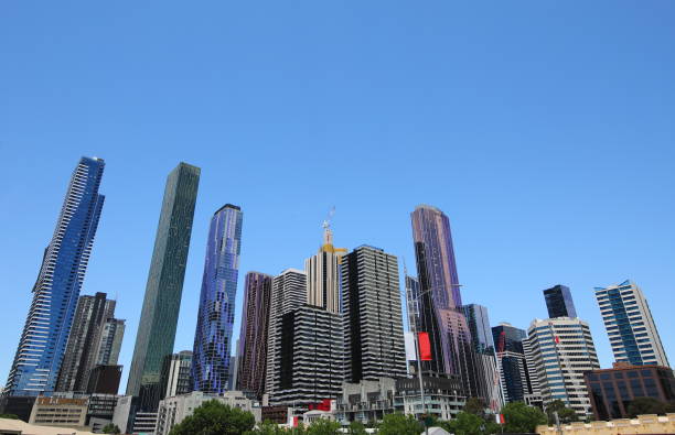 istock Skyscraper apartment cityscape Melbourne Australia 1086570688