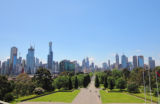 Cityscape Melbourne Australia