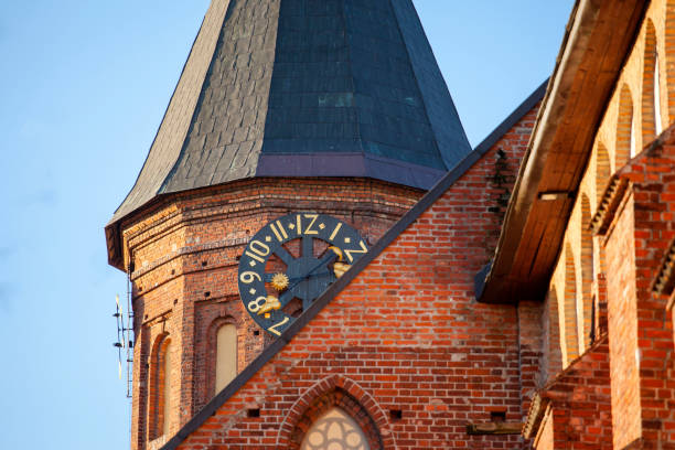 istock beautiful antique clock on the tower 1086594496
