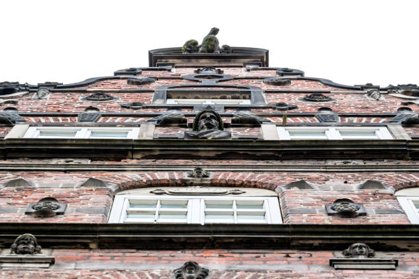 istock beautiful bas-reliefs on the wall of an old building 1086594520