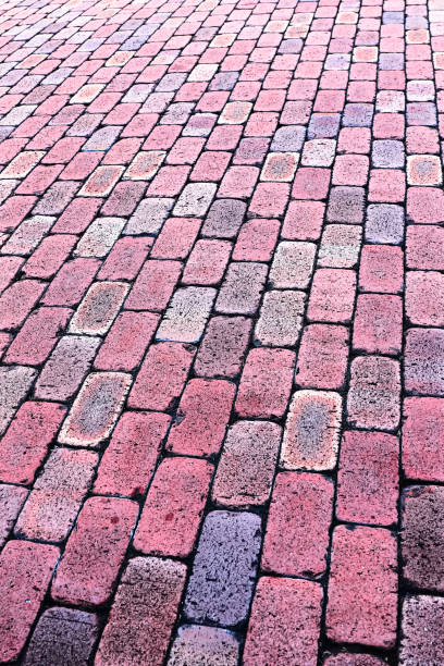 istock Brick wall background urban city building scene 1086600626