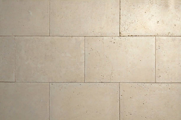 istock wall of ground stone slabs, backround texture 1086607450