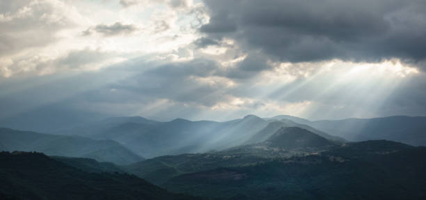 istock Mountain landscape against sky 1086618278