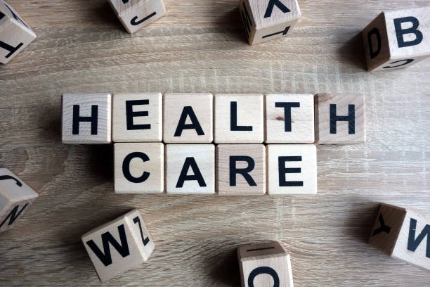 istock Health care text from wooden blocks 1086622706