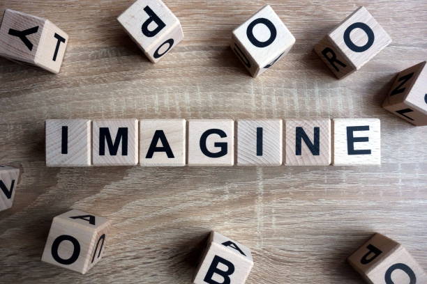 istock Imagine word from wooden blocks 1086624684