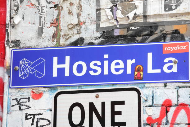 Melbourne Australia - December 4, 2018: Graffiti on Hosier lane in Melbourne Australia
