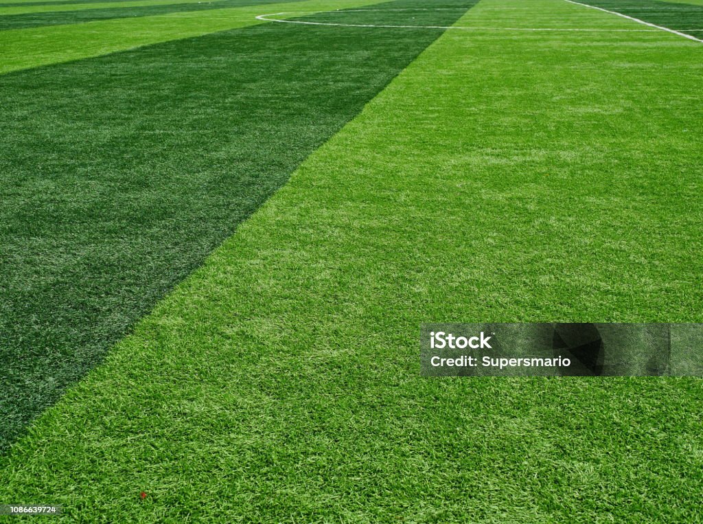 Artificial grass Field, Farm, Corn - Crop, Corn, Dirt Soccer Field Stock Photo