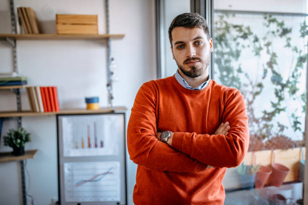 istock Young business man in the office 1086641774