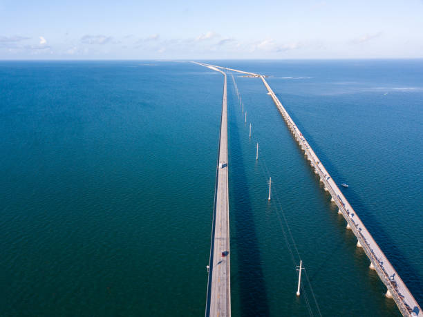 istock Seven Mile Bridge Near Marathon Florida 1086646426