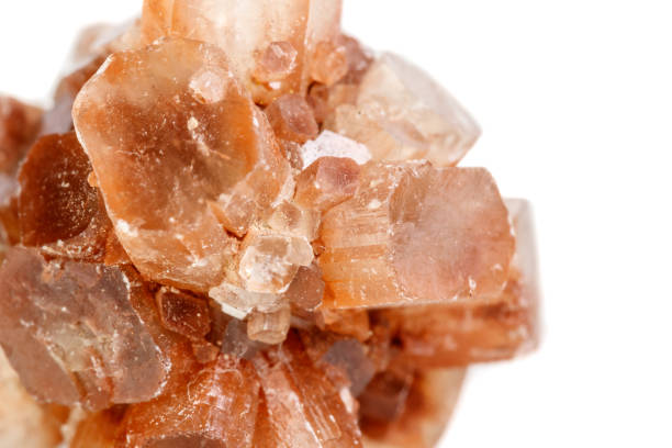 istock Macro mineral stone Aragonite on a black background 1086648464