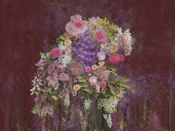 istock Vintage style flower bouquet 1086663420