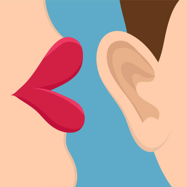 istock Retro Pop Art style Comic Style Book panel gossip girl whispering in ear secrets with pink cheek, rumor, word-of-mouth concept vector illustration 1086669364