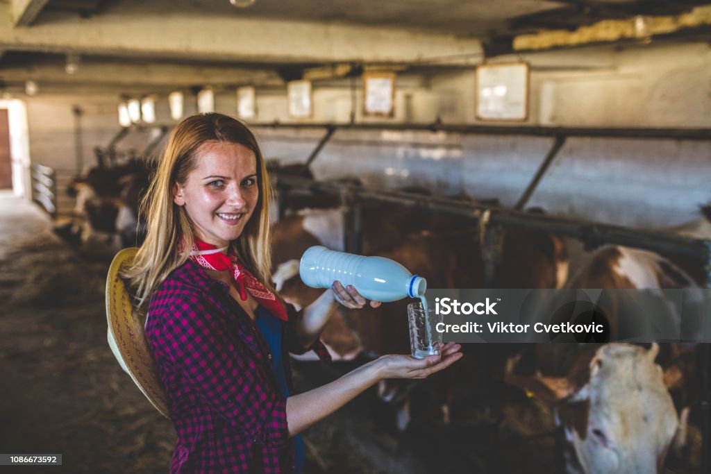 Farming is more than a job Daily job at ranch Adult Stock Photo