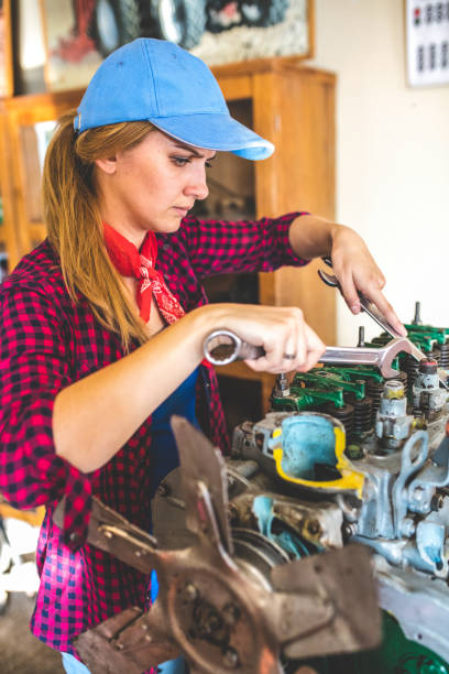 istock What is it like to be a female mechanic? 1086673962