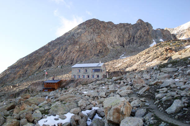Free Stock Photo of Secluded mountain hut on a ridge | Download Free ...