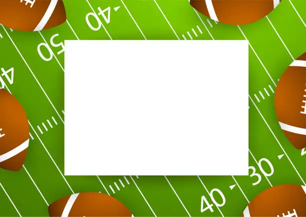 Vector illustration of Football background