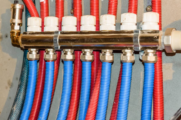 istock Details of central heating system in a boiler room 1086691816