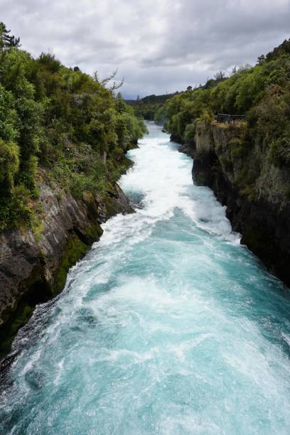 istock Huka Falls rushing through a Narrow Gorge 1086711676