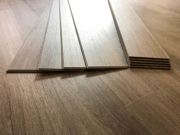 Modern floor made of vinyl material