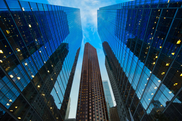 istock Toronto, Ontario, Canada-20 April, 2018: Toronto financial district skyline modern architecture 1086737136