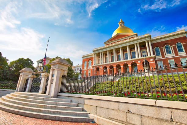 istock Massachusetts State House in Boston downtown, Beacon Hill 1086742742