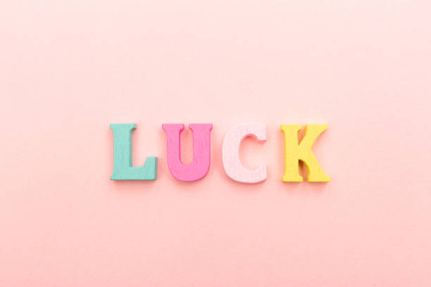 istock Word luck made from children letters 1086751218