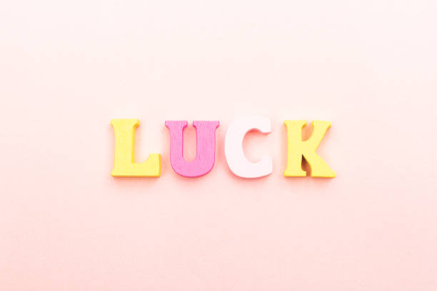 istock Word luck made from children letters 1086751284