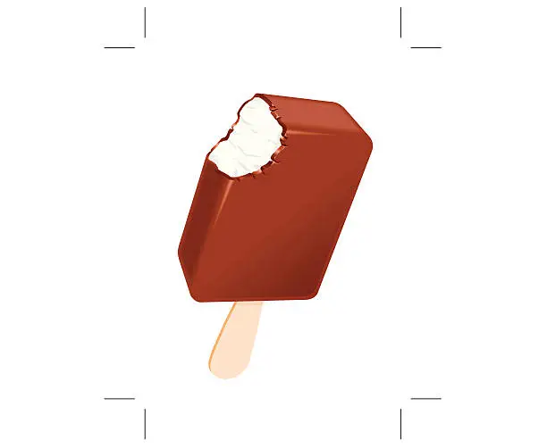 Vector illustration of Ice cream