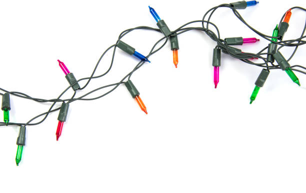 istock Christmas lights ornaments isolated on white background 1086760316