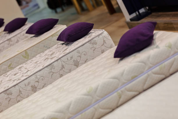istock the pattern of the mattress to the bed 1086785294