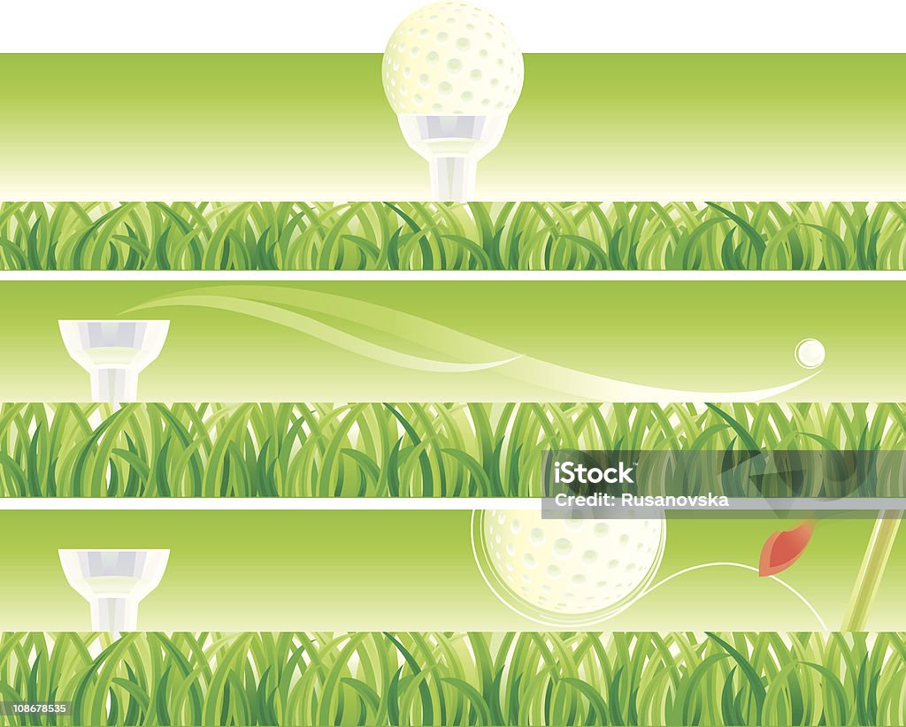 Três Banners de Golfe - Royalty-free Golfe arte vetorial