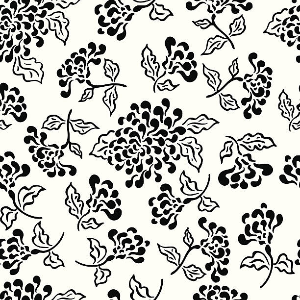 Floral seamless pattern vector art illustration
