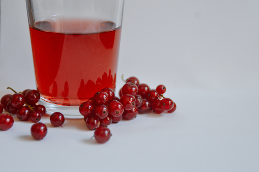 Homemade fresh cranberry juice