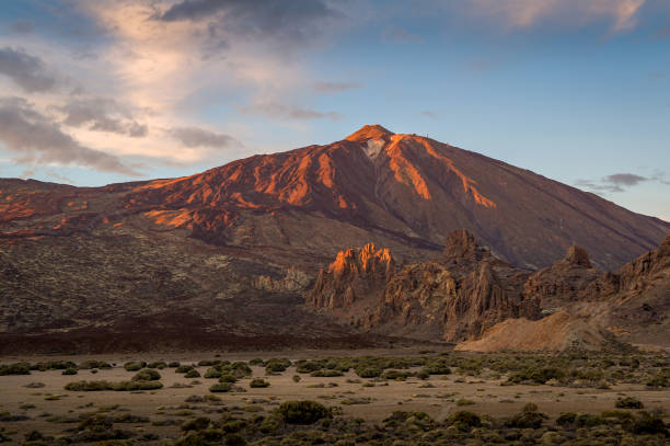 istock Sunset at Teide national reserve, Tenerife 1086814944