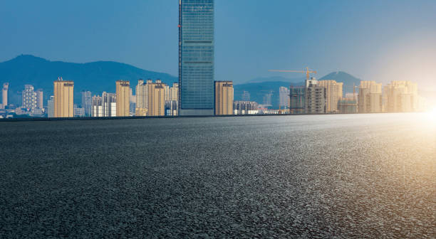 istock Urban Tar Roads and Urban Architecture 1086816460
