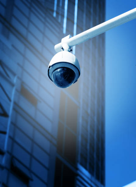 istock Blue monitor camera 1086816568