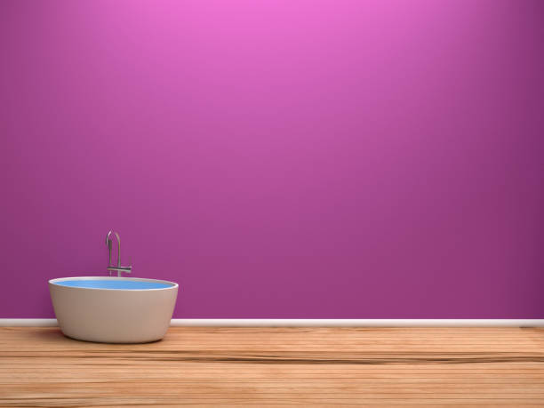 istock bath tube in room, 3d rendering 1086817526