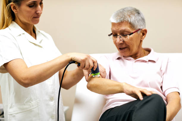 istock Senior Woman at Physical Therapy 1086825142