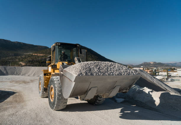 planta de concreto - rock quarry fotografías e imágenes de stock